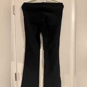 Black official straight leg pants